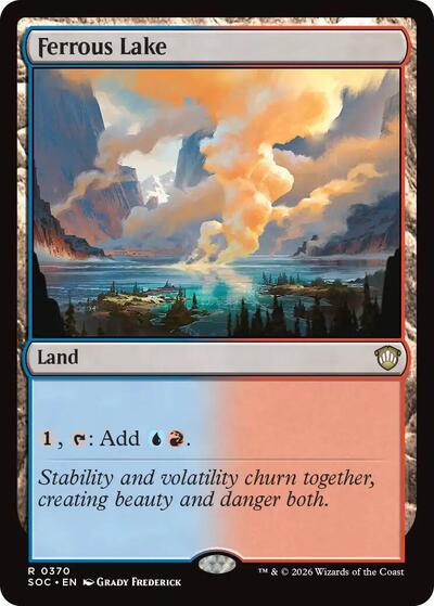 Ferrous Lake (Commander: Secrets of Strixhaven) Light Play