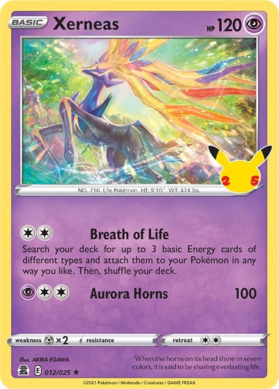 Xerneas (Celebrations) Medium Play Holofoil