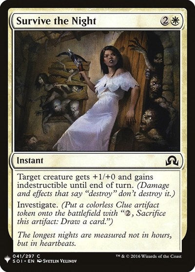 Survive the Night (Mystery Booster) Light Play
