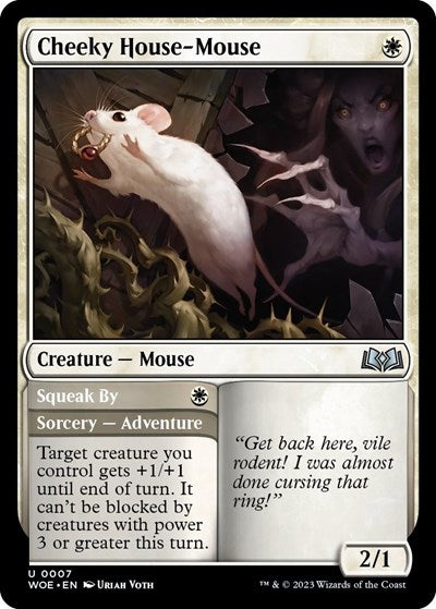 Cheeky House-Mouse (Wilds of Eldraine) Light Play Foil