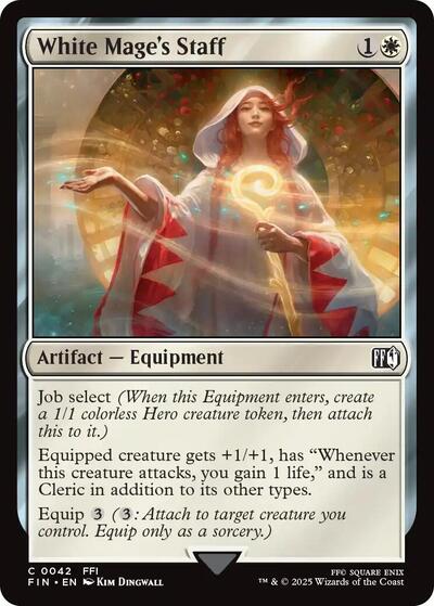 White Mage's Staff (Universes Beyond: FINAL FANTASY) Light Play