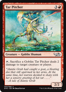 Tar Pitcher (Duel Decks Anthology: Elves vs Goblins) Light Play