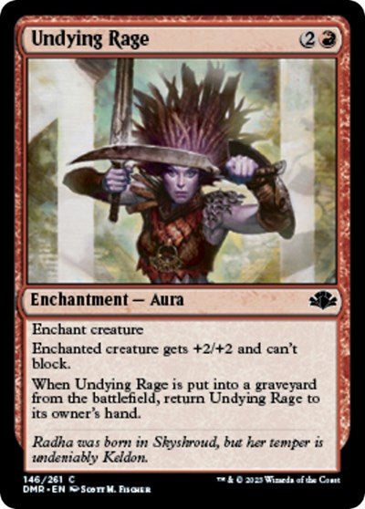 Undying Rage (Dominaria Remastered) Light Play