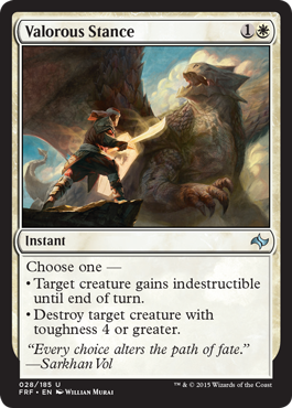 Valorous Stance (Fate Reforged) Light Play