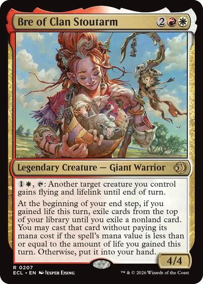Bre of Clan Stoutarm (Lorwyn Eclipsed) Light Play