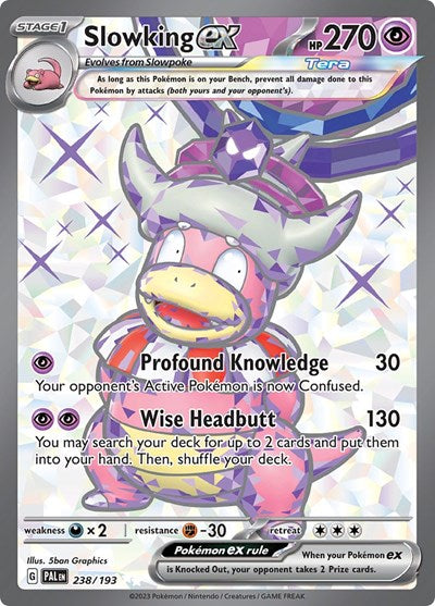 Slowking ex - 238 (SV02: Paldea Evolved) Light Play Holofoil