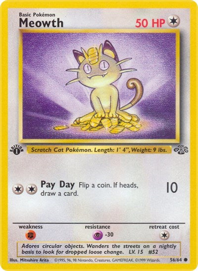 Meowth (Jungle) Heavy Play Unlimited