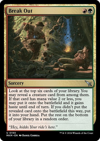 Break Out (Murders at Karlov Manor) Light Play Foil