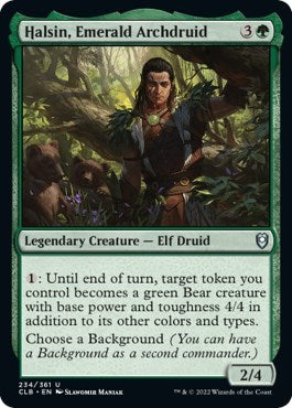 Halsin, Emerald Archdruid (Commander Legends: Battle for Baldur's Gate) Light Play Foil