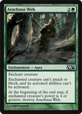 Arachnus Web (Magic 2012 Core Set) Light Play Foil