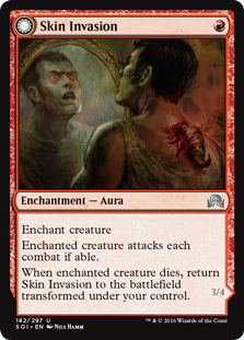 Skin Invasion (Skin Shedder) (Shadows Over Innistrad) Light Play