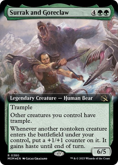 Surrak and Goreclaw (Extended Art) (March of the Machine) Light Play