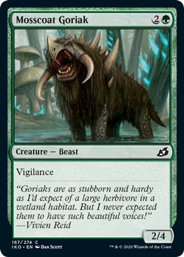 Mosscoat Goriak (Ikoria: Lair of Behemoths) Light Play Foil