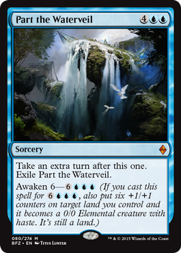 Part the Waterveil (Battle for Zendikar) Medium Play