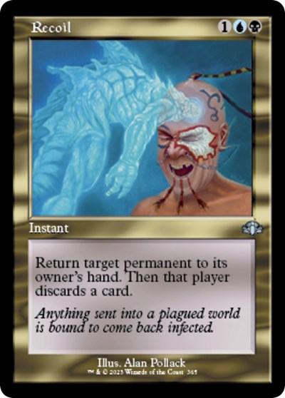 Recoil (Retro Frame) (Dominaria Remastered) Light Play Foil