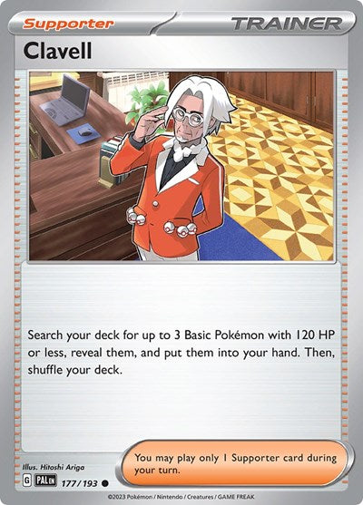 Clavell (SV02: Paldea Evolved) Light Play Reverse Holofoil