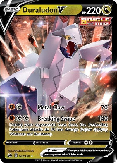Duraludon V (Crown Zenith) Near Mint Holofoil