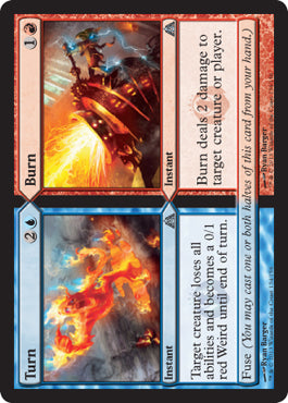 Turn / Burn (Dragon's Maze) Light Play Foil