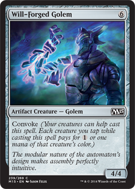 Will-Forged Golem (Magic 2015 Core Set) Light Play