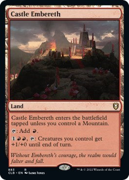 Castle Embereth (Commander Legends: Battle for Baldur's Gate) Light Play