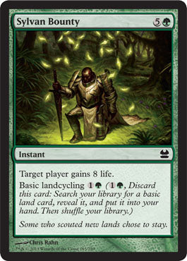 Sylvan Bounty (Modern Masters) Light Play