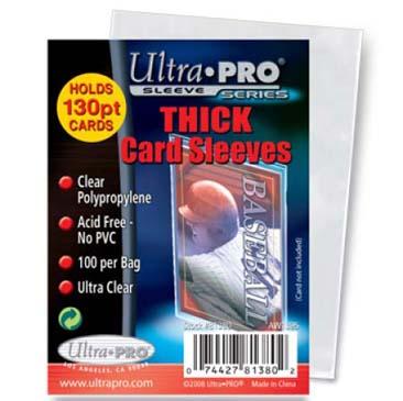 2-1/2" X 3-1/2" Thick Card Sleeves