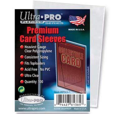 2-1/2" X 3-1/2" Premium Card Sleeves