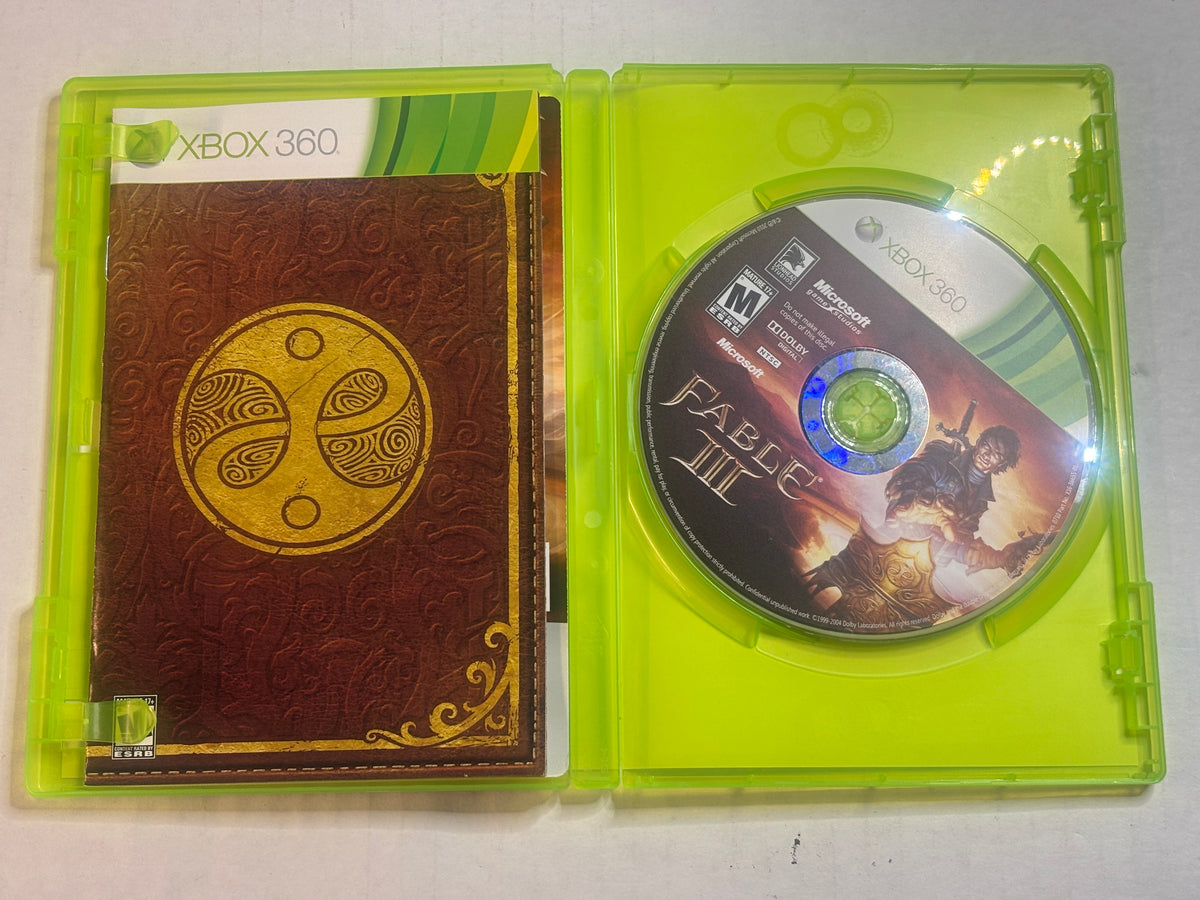 Fable III (Xbox 360) (Complete In Box) (Tested/Working)