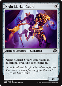 Night Market Guard (Aether Revolt) Light Play