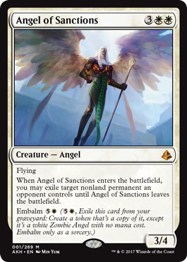 Angel of Sanctions (Amonkhet) Damaged / Poor