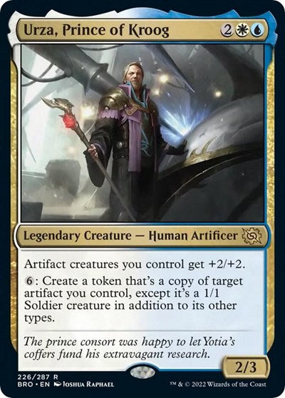 Urza, Prince of Kroog (The Brothers' War) Light Play