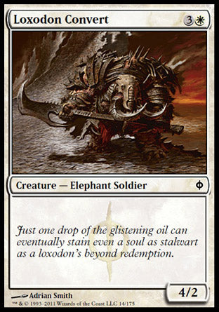 Loxodon Convert (New Phyrexia) Light Play Foil