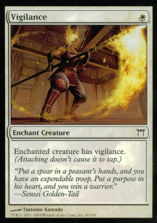 Vigilance (Champions of Kamigawa) Light Play