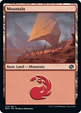 Mountain (274) (The Brothers' War) Light Play