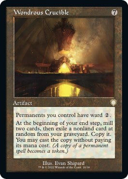 Wondrous Crucible (Commander: The Brothers' War) Light Play