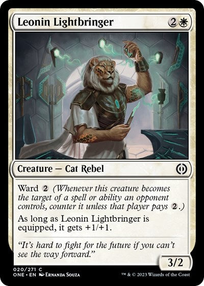 Leonin Lightbringer (Phyrexia: All Will Be One) Light Play