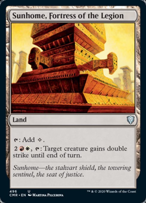 Sunhome, Fortress of the Legion (Commander 2020 Commander Legends) Light Play