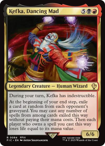 Kefka, Dancing Mad (Commander: FINAL FANTASY) Light Play