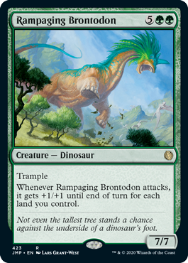 Rampaging Brontodon (Jumpstart) Light Play