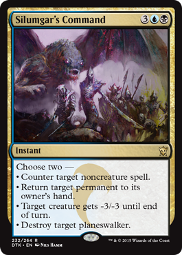 Silumgar's Command (Dragons of Tarkir) Heavy Play