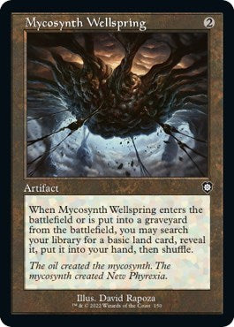 Mycosynth Wellspring (Commander: The Brothers' War) Light Play