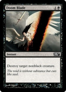 Doom Blade (Magic 2010 Core Set) Damaged / Poor
