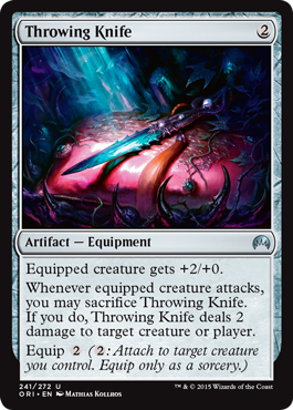 Throwing Knife (Magic Origins) Light Play