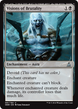 Visions of Brutality (Oath of the Gatewatch) Light Play