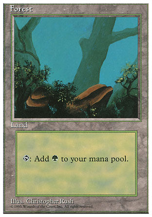 Forest (A) (4th Edition) Light Play