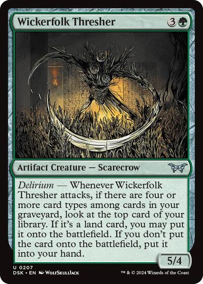 Wickerfolk Thresher (Duskmourn: House of Horror) Light Play