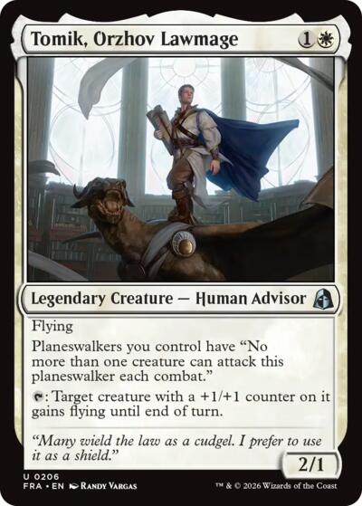 Tomik, Orzhov Lawmage (Reality Fracture) Light Play