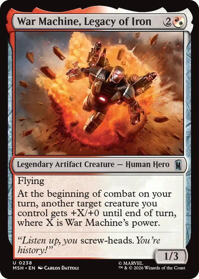 War Machine, Legacy of Iron (Marvel Super Heroes) Light Play