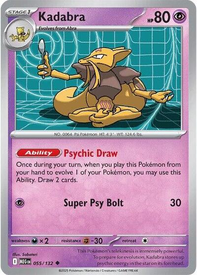 Kadabra (ME01: Mega Evolution) Light Play Reverse Holofoil