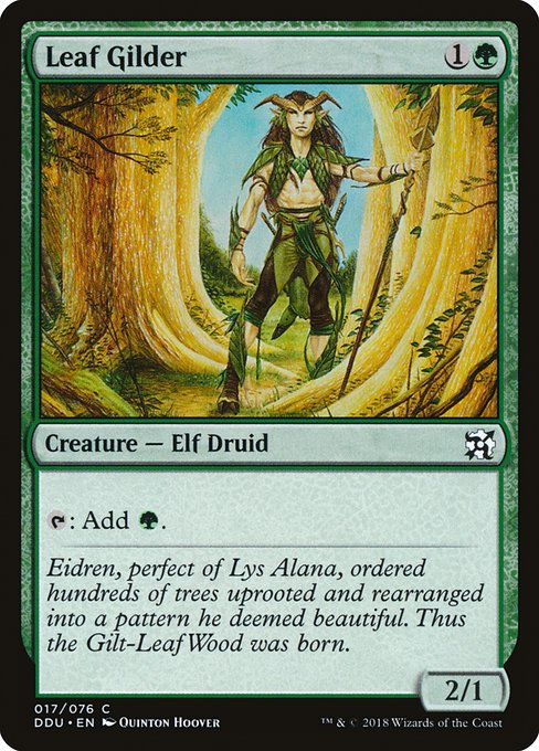 Leaf Gilder (Duel Decks: Elves vs Inventors) Medium Play
